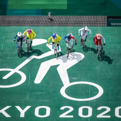 Tokija2020: Riteņbraukšana-BMX. Foto: LOK/Mikus Kļaviņš